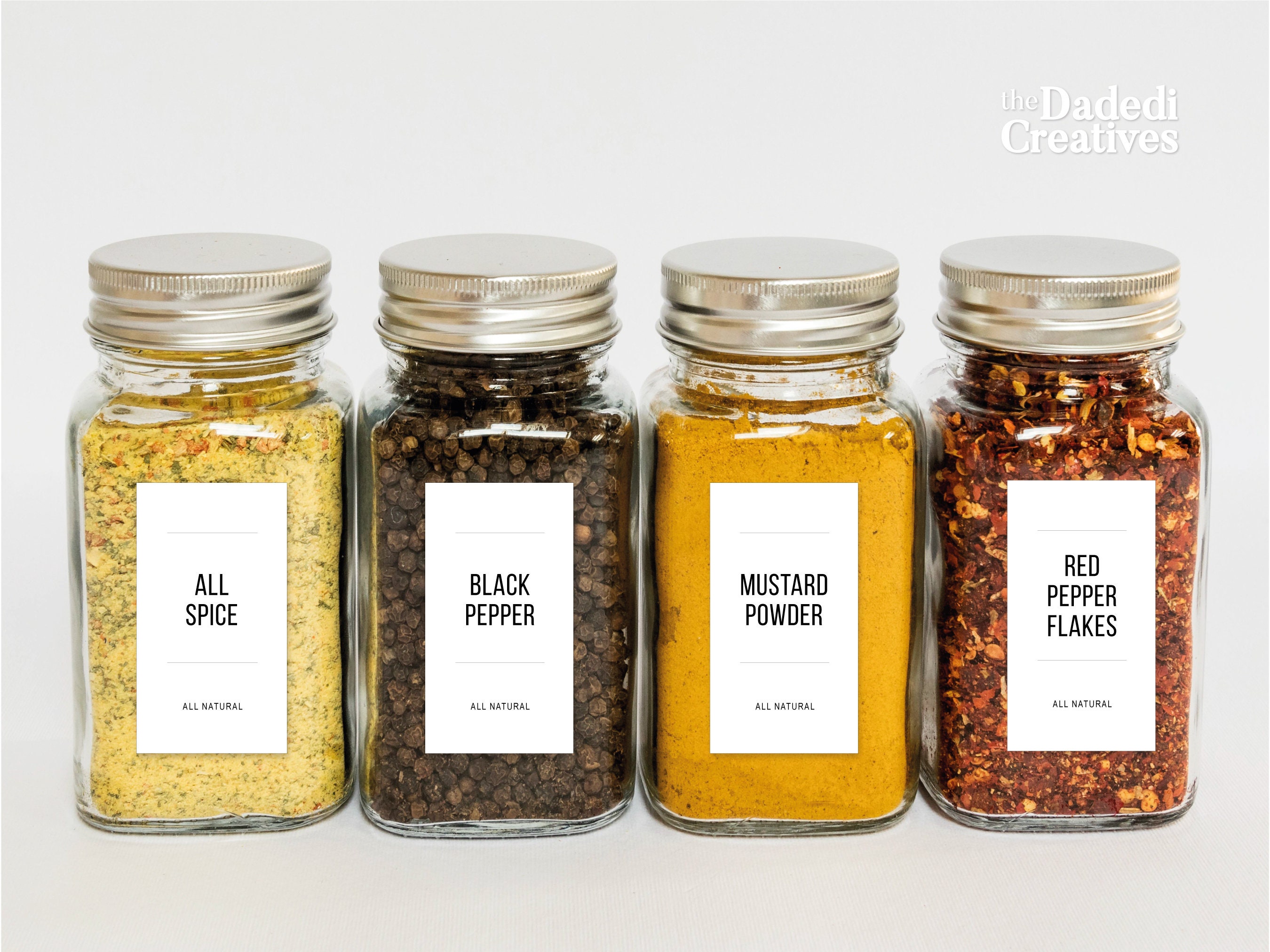 Printable Herbs and Spice Labels Modern Spice Labels Printable Spice ...