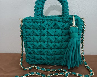 luxury knitting bolsas