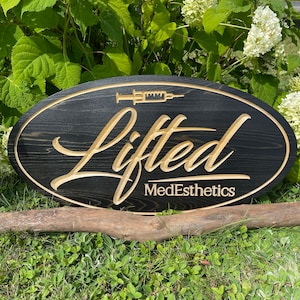 Custom Carved Address Sign | Oval Outdoor Wood Sign | Eastern White Cedar | Camp, Cabin, Cottage, Airbnb, Business Sign | Double Sided |