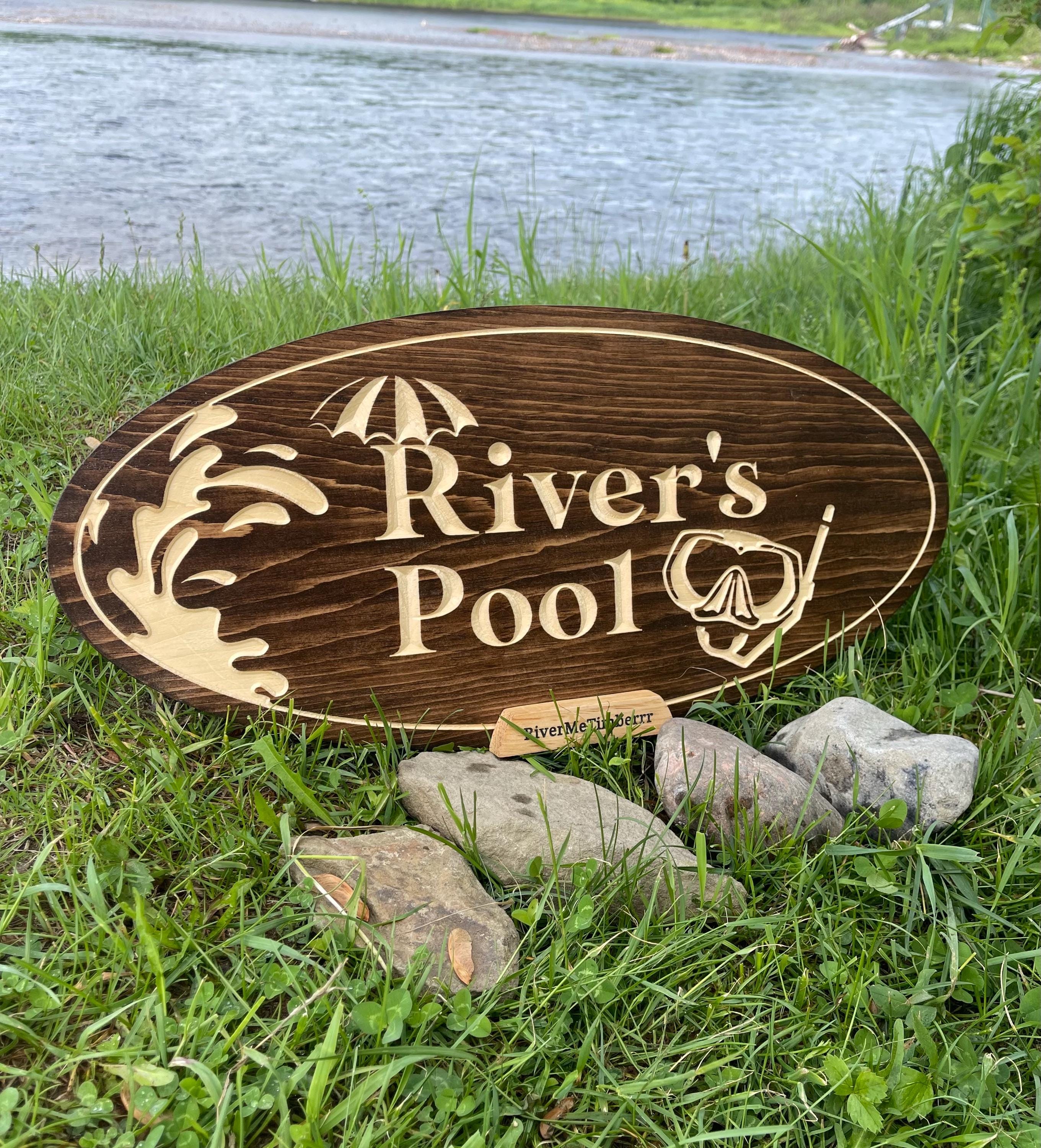Custom Outdoor Sign | Oval Shape | Engraved Wood Sign | Pine | Address ...