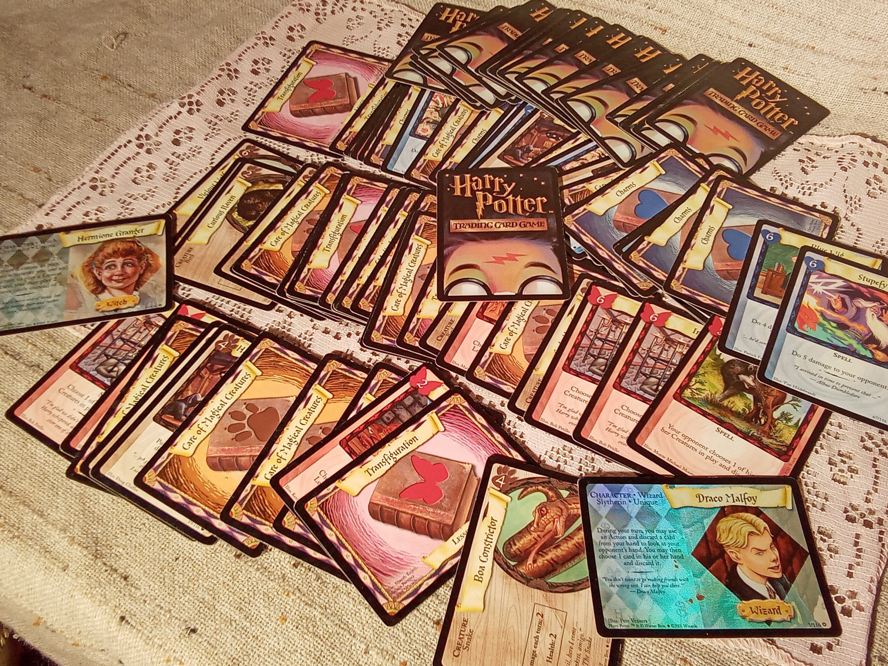 Vintage Harry Potter Playing Card Collection, Draco Molfoy and Hermione ...
