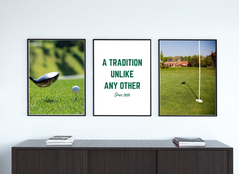 Masters Wall Decor Golf Print A Tradition Unlike Any Other Masters Tournament Golf Art Augusta Art Digital Download Golf Decor image 4
