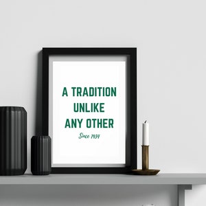 Masters Wall Decor Golf Print A Tradition Unlike Any Other Masters Tournament Golf Art Augusta Art Digital Download Golf Decor image 9
