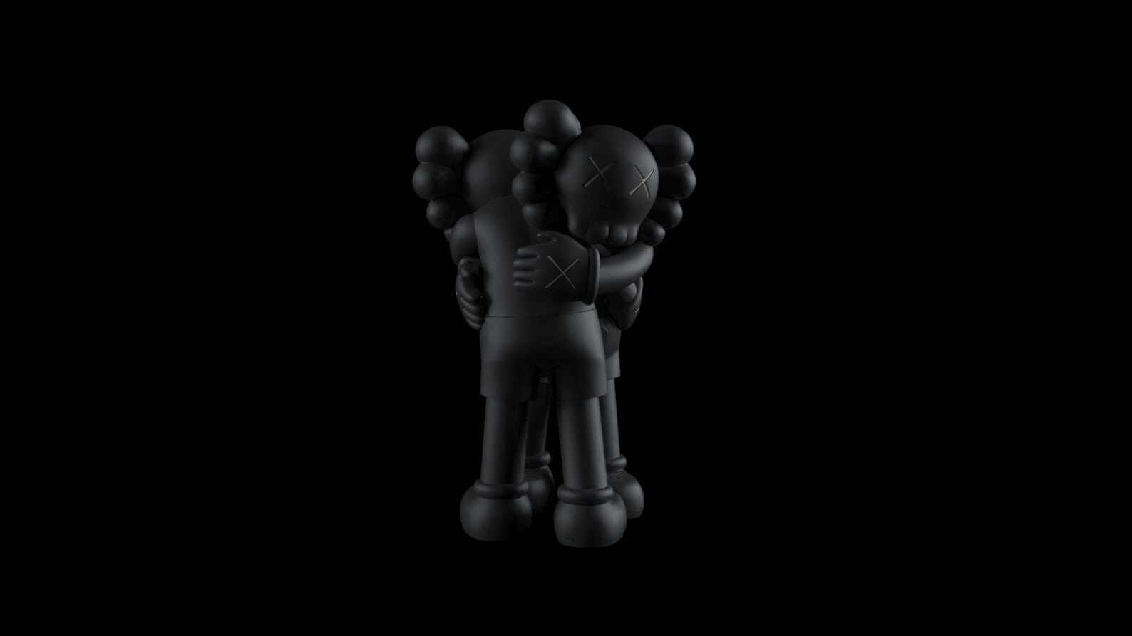 Kaws Hug Sculpture 3d file fbx obj stl blend Etsy
