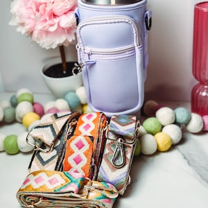 Benutzerdefinierte Tumbler Beutel Träger Personalisierte Wasserflasche Tasche 40 Unzen Stanley Strap Bag Stanley Quencher Zubehör Halter Krankenschwester Geschenk