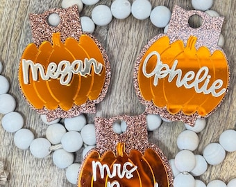 Fall Stanley Tumbler Charm  Fall Leaf Pumpkin  Heart Charms Pumpkin Straw Topper Custom pumpkin spice Tumbler Accessory Autumn Tumbler Charm