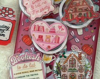 Kindle Griffe Kindle Halter Kobo Griffe Kindle Zubehör Phone Grip Bookish Zubehör Geschenk für Buchliebhaber Romantik Bookish Phone Grip