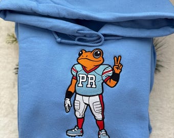 Sweat-shirt brodé Coquí Sweat-shirt brodé Porto Rico Sweat à capuche Porto Rico Football ras du cou Coquí RP Fan de sport cadeau personnalisé