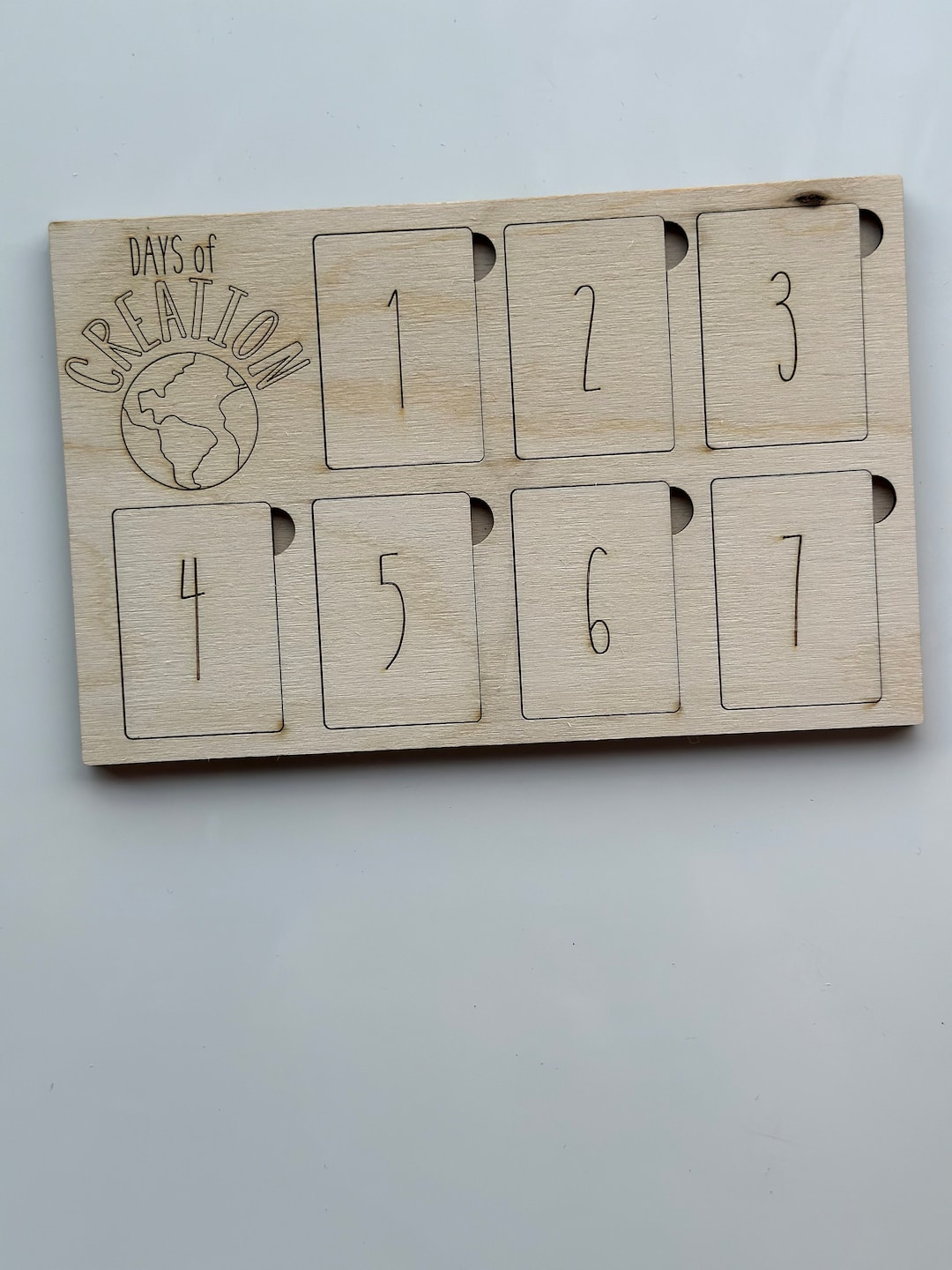 Creation Puzzle Wooden Puzzle Bible Puzzle Genesis 1 Puzzle Christian ...