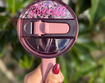 Personalized Protour Stanley Name Plate Stanley Protour Lid Topper Stanley Accessory Flip Top Stanley Name Topper  tumbler Custom Name tag