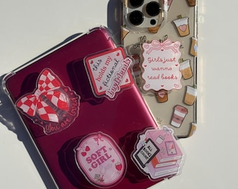 Kindle Grips  Kindle Holder  Kobo Grips  Kindle Accessory Phone Grip  Bookish Accessory Gift for Book Lover Romance Bookish Phone Grip