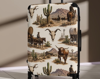 Mala de viagem estilo cowboy do deserto ocidental