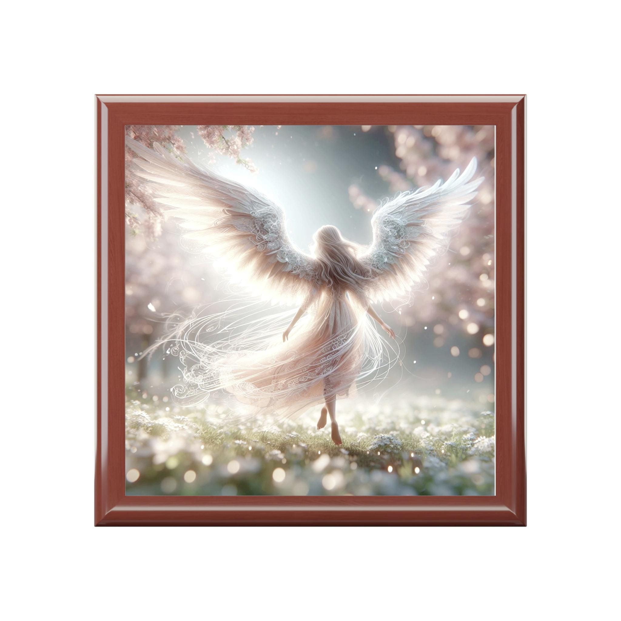 PINK ANGEL Jewelry Box Sweet and Serene for Angel Lovers Storage ...