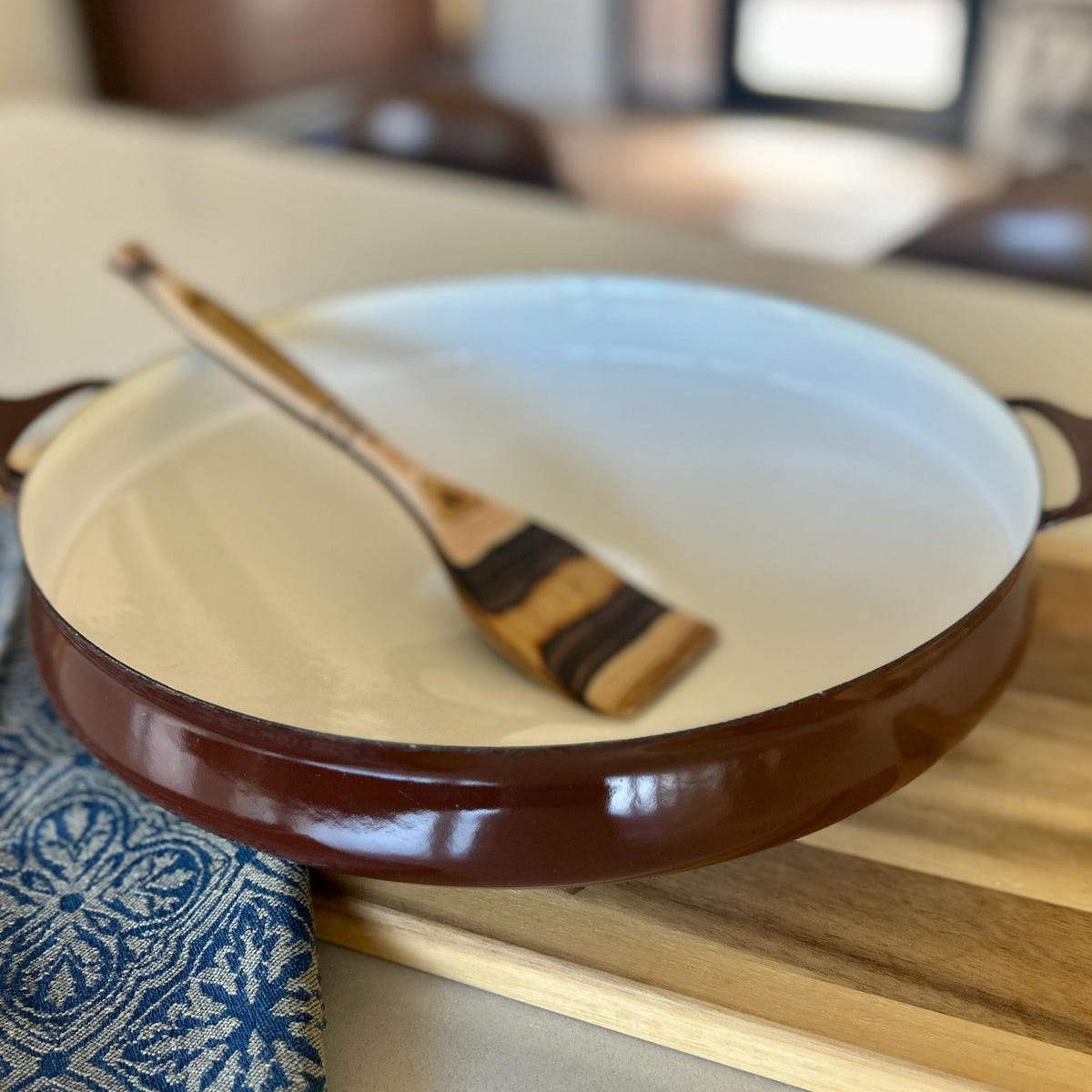 Vintage Dansk Kobenstyle 17 Inch Paella Pan