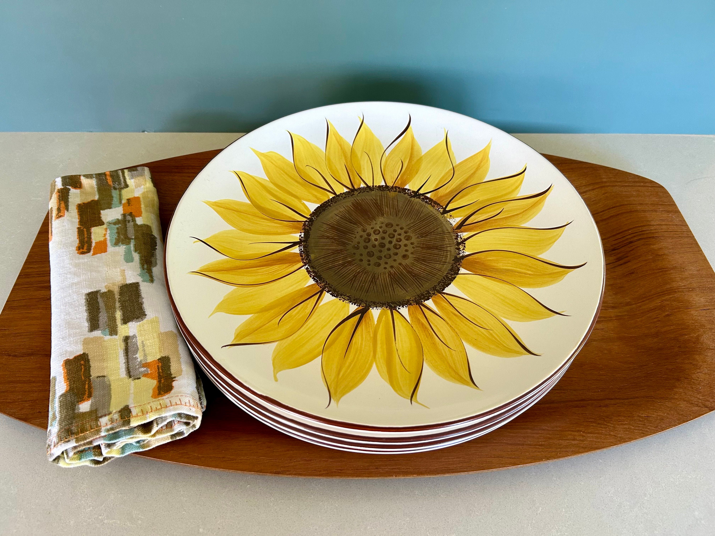 Casual Ceram Sunflower Platter Diameter, Mexacali Electra