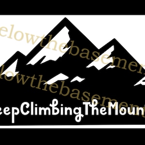 Keep climbing tee — YOU + MOUNTAINS