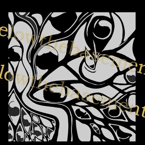 Homonculus Abstract Eyes SVG Digital File