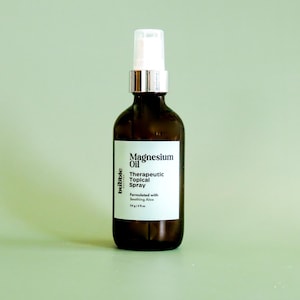 Magnesium Spray with Aloe | Natural Sleep Aid, Muscle Recovery & Stress Relief | Topical Magnesium Oil Alternative | Canadian Made