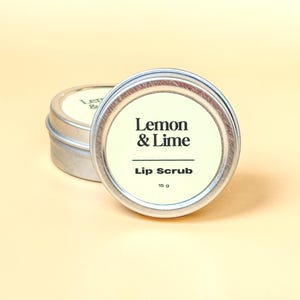 Lip Scrub with Canadian Beeswax, Organic Butters and Oils