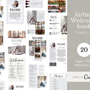 Airbnb welcome book template  Airbnb welcome book Airbnb house rules  Airbnb cute welcome book   Airbnb rating personable welcome book