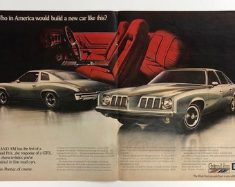 1972 Pontiac Grand Am Magazine Ad - Vintage Car Ad