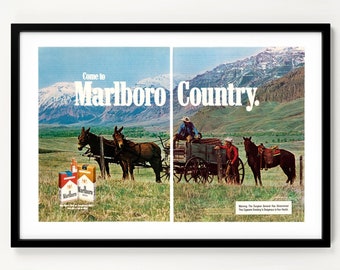 1983 Cigarette Magazine Ad Print - Country Decor - Vintage Decor