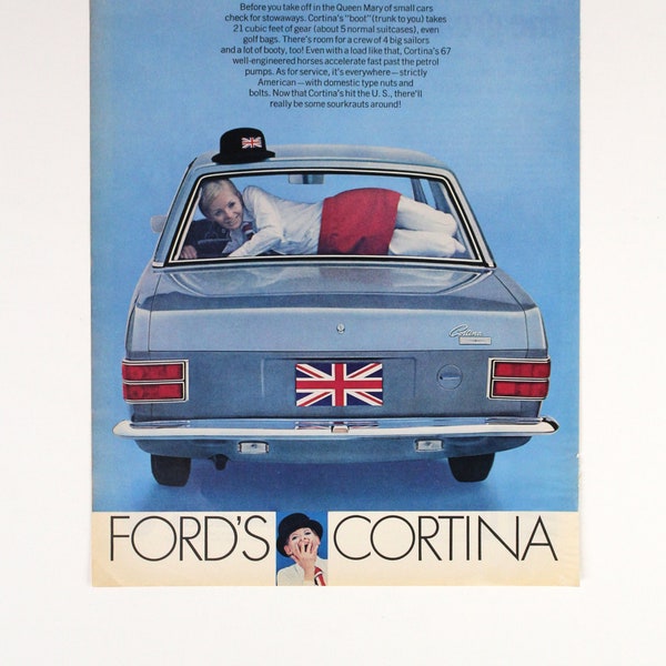 1969 Ford Cortina Ad - Classic Car Picture - British Import Cars