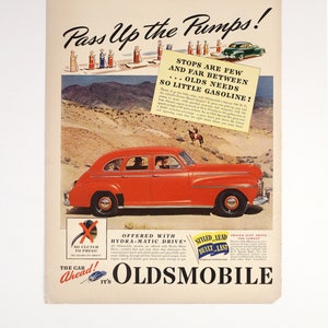1941 Oldsmobile Magazine Ad - Retro Car Picture - Classic Cars