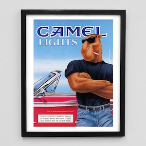 Camel 1990&#39;s Magazine Ad Print - Cigarettes