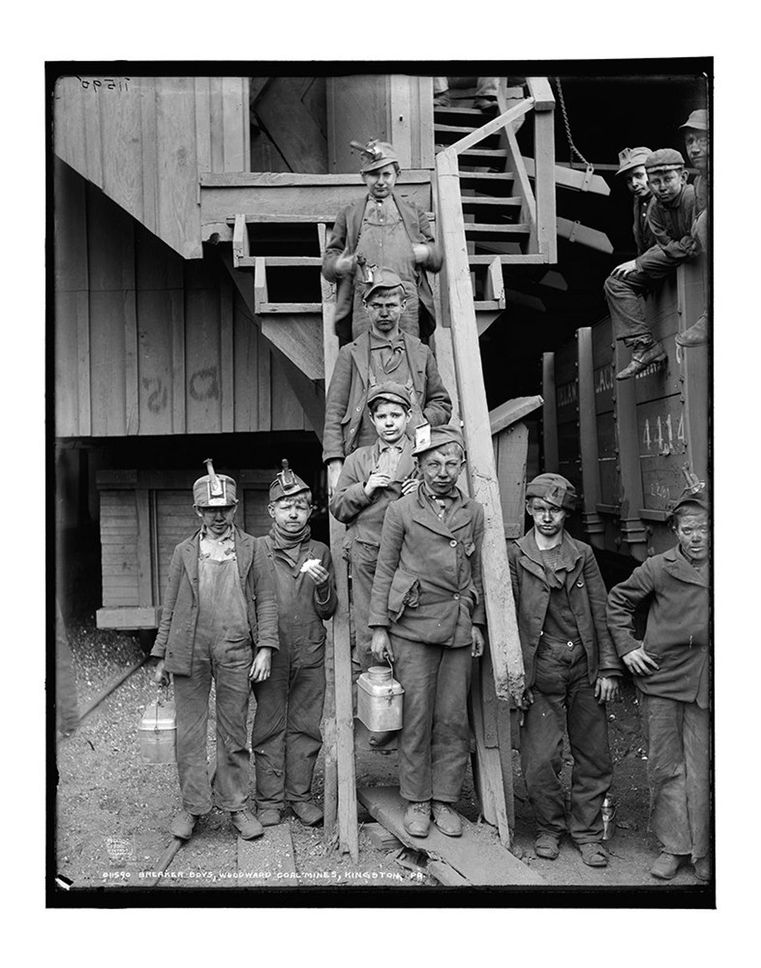 Coal Mine Boys Vintage Photo 1900 - Pennsylvania - Etsy