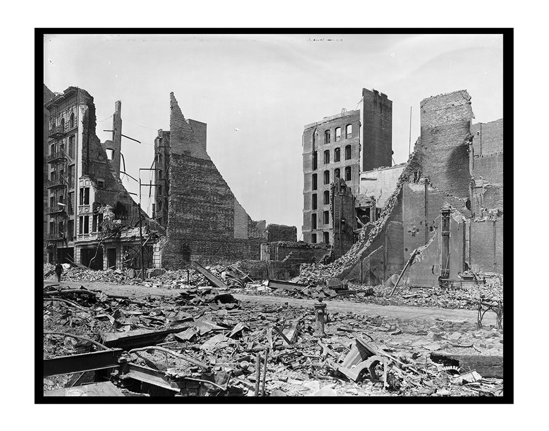 San francisco earthquake aftermath