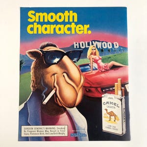 1988 Joe Camel Magazine Ad - 80&#39;s Camel Cigarettes Print Advertisement