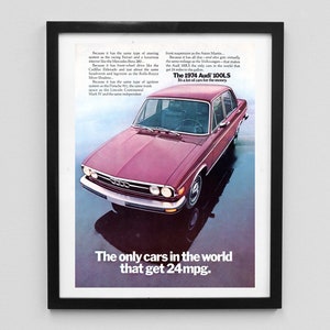 Audi Magazine 15冊 ＋ α 1974 Audi Magazine Ad Print - 100 LS - Etsy