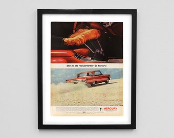 1963 Mercury Monterey Magazine Ad Print,