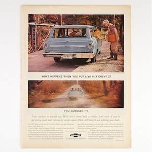 1964 Chevy II Magazine Ad - Chevy Station Wagon Photo - Classic Chevy Picture