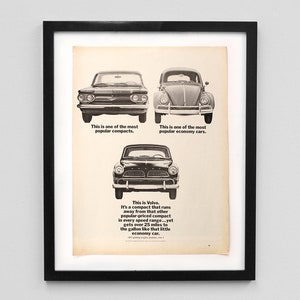 1964 Volvo Magazine Ad Print - Compact Cars