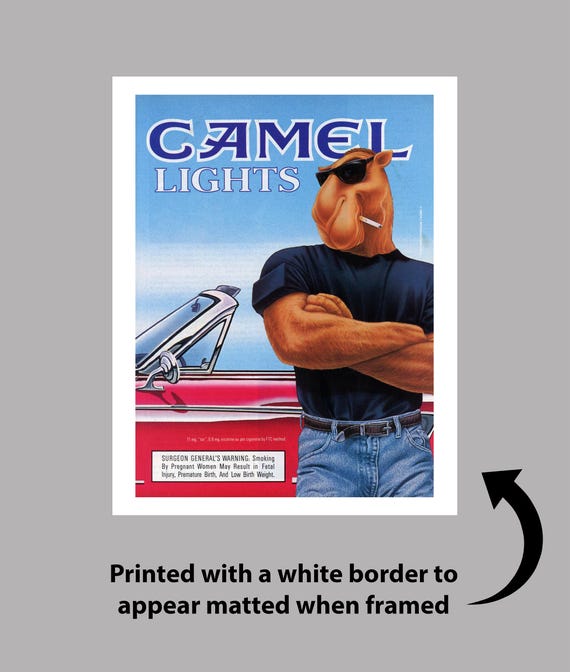 Camel 1990's Magazine Ad Print - Cigarettes - Etsy