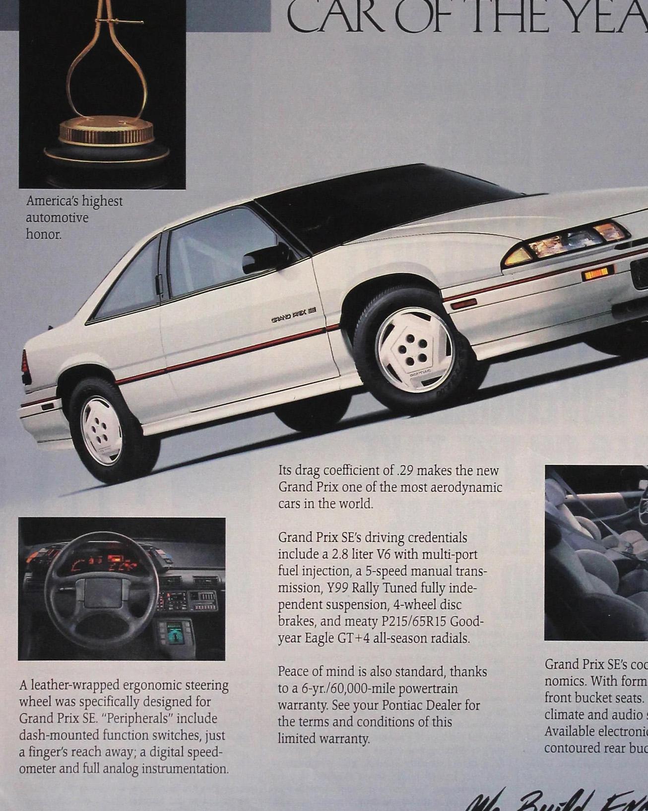 1988 Pontiac Grand Prix Magazine Ad - Authentic Car Ads - Etsy
