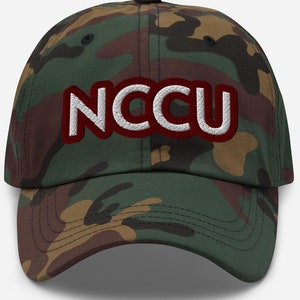 NC Central NCCU | Camo Cap | Embroidered