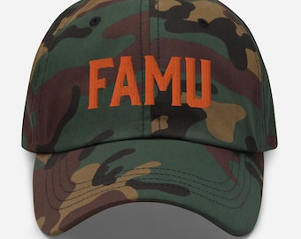 FAMU Florida A&M | Camo Cap Embroidered
