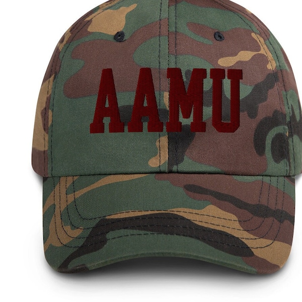 AAMU Alabama A&M | Camo Cap | Embroidered