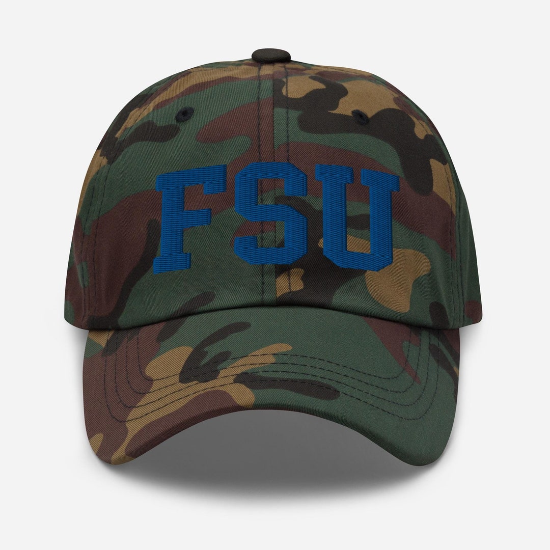 Fayetteville State FSU | Camo Cap | Embroidered - Etsy