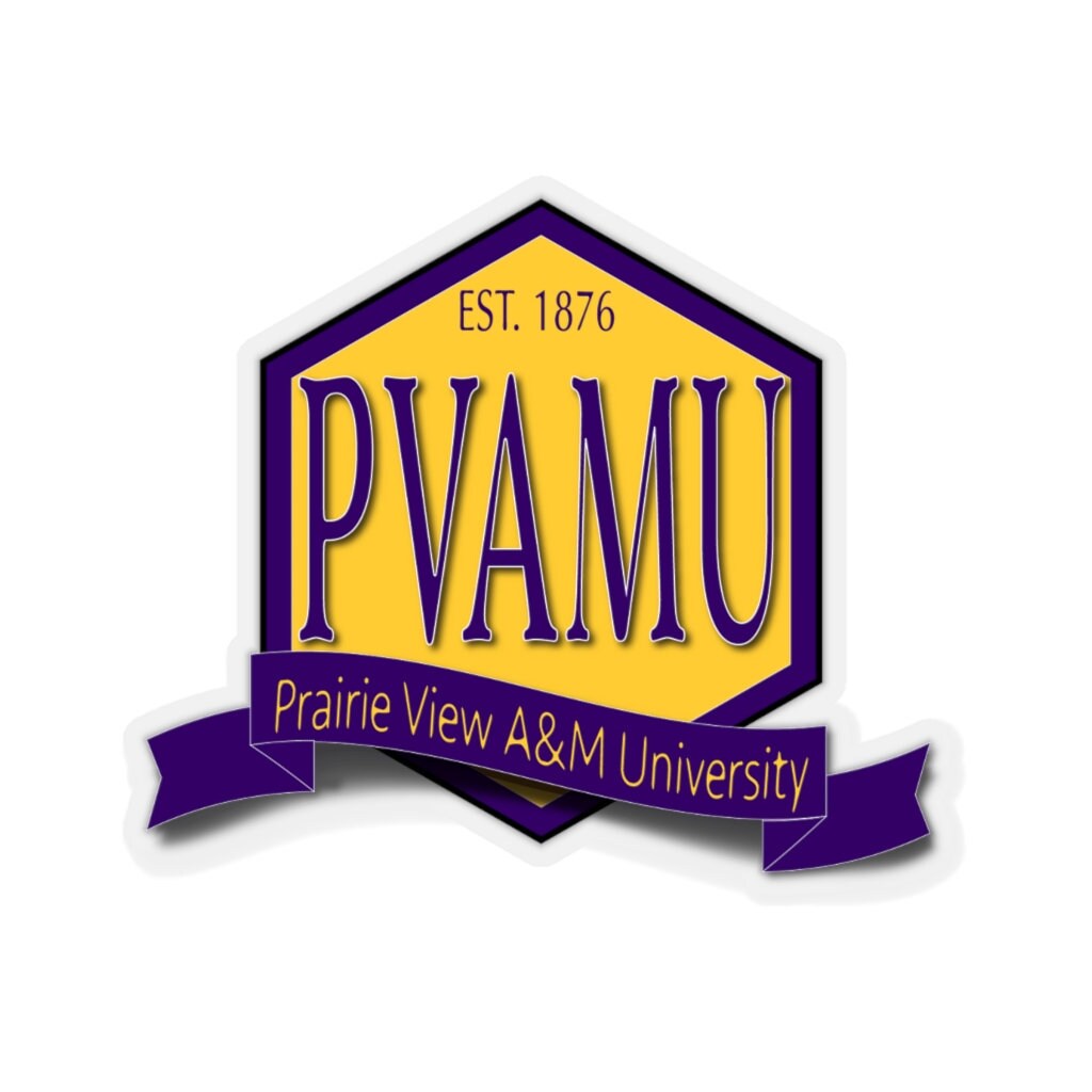 PVAMU Prairie View A&M  | Decal / Laptop Sticker | Transparent Background