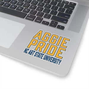 Aggie Pride NC A&T | Decal / Laptop Sticker | Transparent