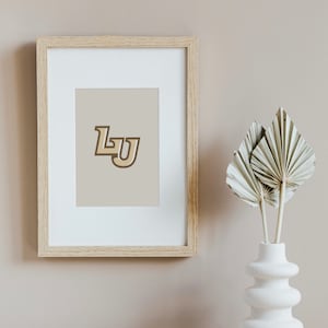Liberty University Print | Beige