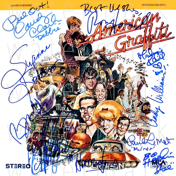 American Graffiti Poster Etsy