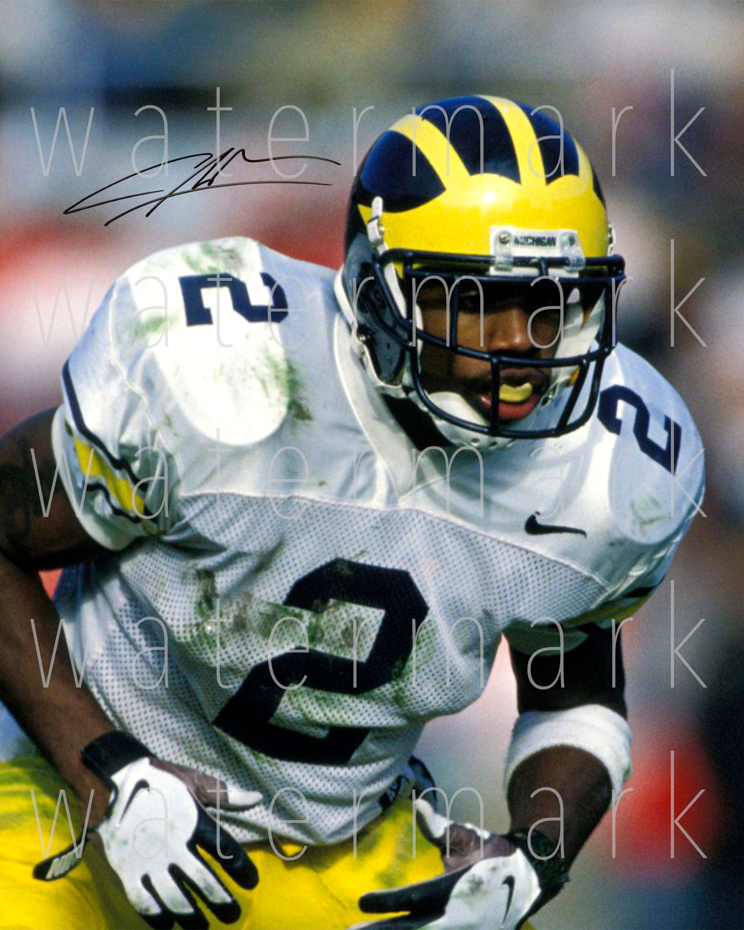 Charles Woodson Jersey Michigan Wolverines #2 White College Football