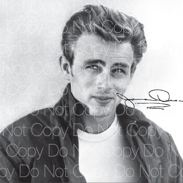 James Dean Autograph Etsy