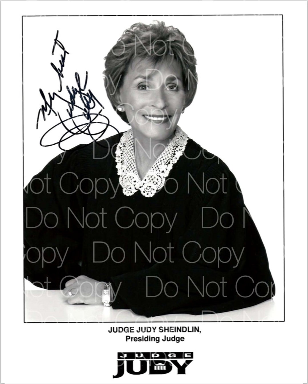 Judge Judy Signed 8x10 Photo Autograph Photograph Poster Print Reprint - Etsy