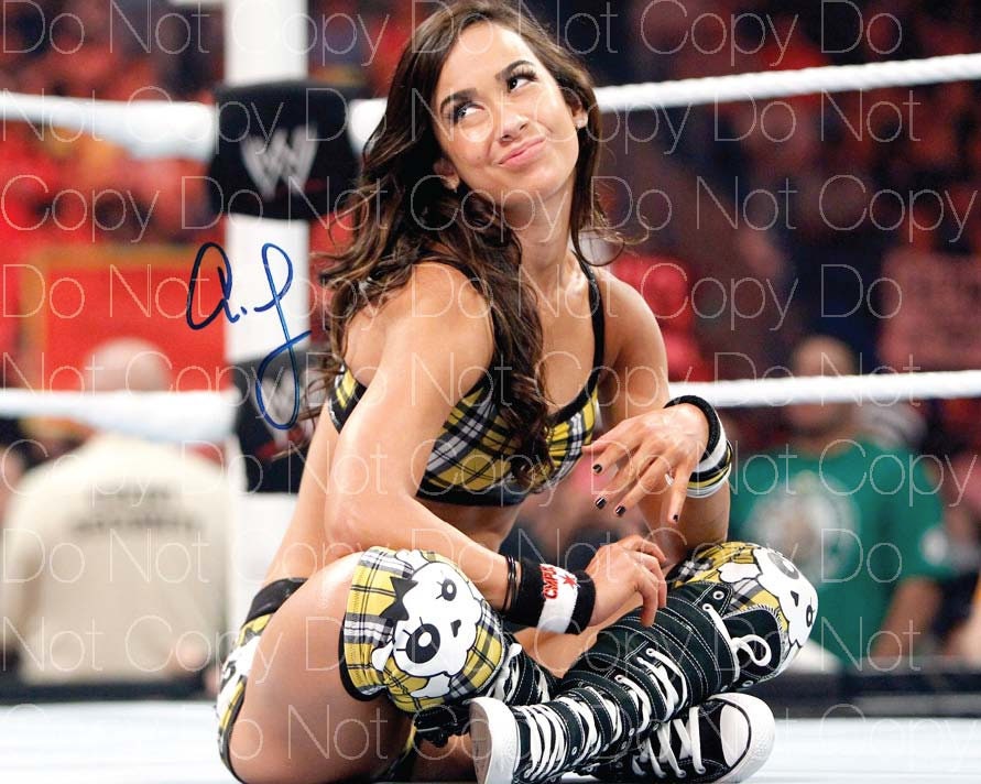 AJ Lee WWE Signed Sexy Hot Nude 8x10 Photo - Etsy